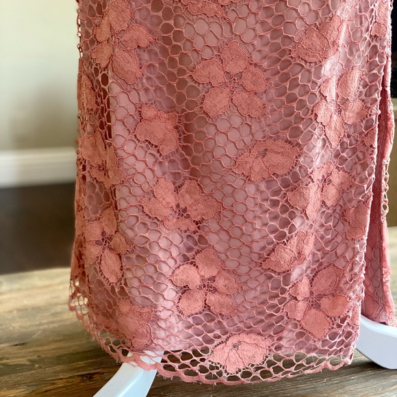 NWT Lace Dress Straps Clay - Pink size Medium - Picture 3 of 14